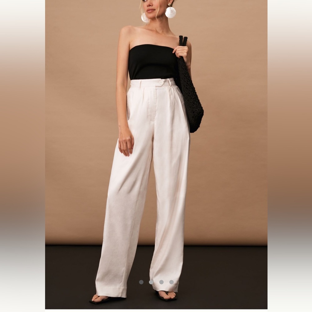 Anthropologie Corey Lynn Calter Pleated Relaxed Trousers